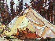 John Singer Sargent A Tent in the Rockies painting